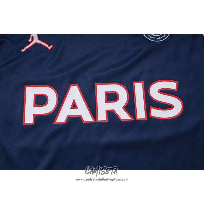 Camiseta de Entrenamiento Paris Saint-Germain Jordan 2023-2024 Sin Mangas Azul